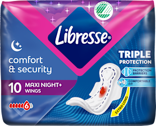 goodnight higijenski ulošci s krilcima – maxi+ goodnight Libresse