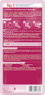 Fußmaske Socken verwöhnend (1 Paar) Schaebens