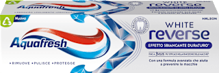 Dentifricio WHITE reverse EFFETTO SBIANCANTE DURATURO Aquafresh