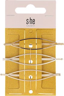 Fényes, ovális hullámcsat s-he stylecollection