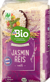 Bio dolgozrnati beli jasminov riž dmBio