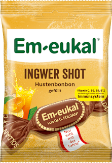 Bonbon, Ingwer Shot, gefüllt Em-eukal