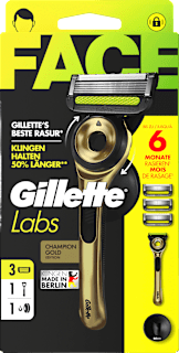 Rasierer, Labs Face Gold  Gillette