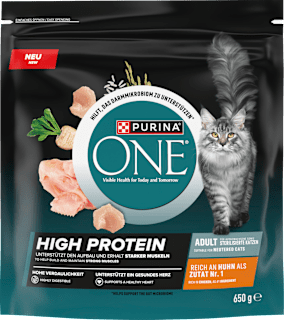 Trockenfutter Katze reich an Huhn, high protein PURINA ONE