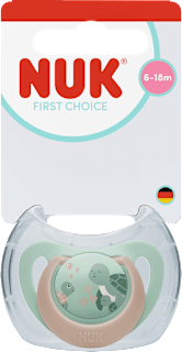 Залъгалка First Choise зелена, 6-18м.  NUK