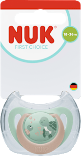 Залъгалка First Choise зелена, 18м.+ NUK