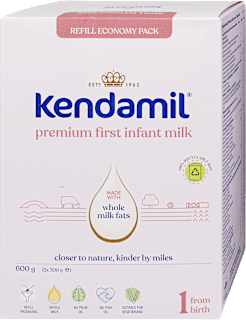 Tejalapú prémium anyatej-helyettesítő tápszer, újszülött kortól Kendamil