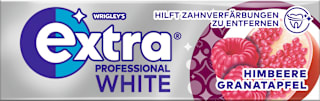 Kaugummi, Extra Professional White, Himbeere Granatapfel, zuckerfrei EXTRA