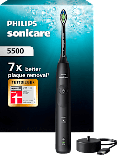Schallzahnbürste 5500 schwarz Philips Sonicare
