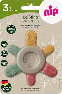 Beißring Play Green rot Nip