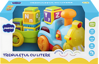 Trenuleț cu litere  Minibo
