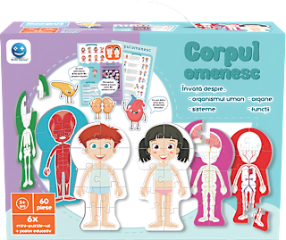 Puzzle corp omenesc, 60 piese Smile Games