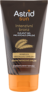 sun olejový gel pro rychlé opálení Astrid