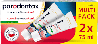 zubní pasta Aktivní obnova dásní Fresh Mint 2x75 ml parodontax