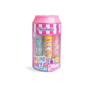 Yummy Trio set balsam de buze pentru copii Martinelia