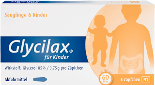 Glycilax Glycerol 85% / 0,75 g Zäpfchen für Kinder Glycilax