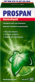 Prospan Efeublätter-Trockenextrakt Hustenliquid mit Mentholgeschmack Prospan