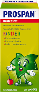 Prospan Efeublätter-Trockenextrakt Hustensaft Kinder mit Kirschgeschmack Prospan
