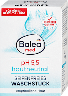 seifenfreies Waschstück hautneutral Balea med