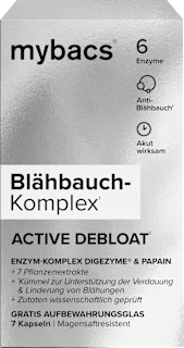 Blähbauch-Komplex Active Debloat Kapseln mybacs