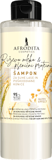 Šampon za suhu kosu – rižino mlijeko & pšenični proteini AFRODITA