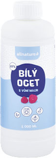 Biely ocot 10% s vôňou malín allnature
