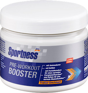 Pre-Workout Booster s príchuťou tropického ovocia Sportness