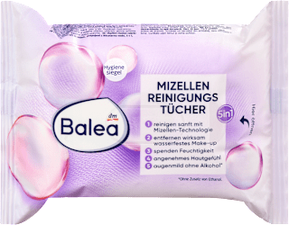 Micellás arctisztító kendő 5in1 Balea