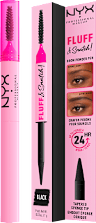 Augenbrauenstift Puder Fluff & Snatch 08 Schwarz NYX PROFESSIONAL MAKEUP