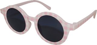 Sonnenbrille Kids Karo-Muster rosa SUNDANCE