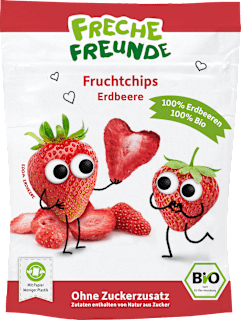 Kindersnack Fruchtchips Erdbeere, ab 3 Jahre Freche Freunde