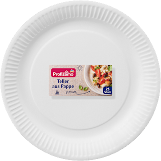 Teller aus Pappe Profissimo