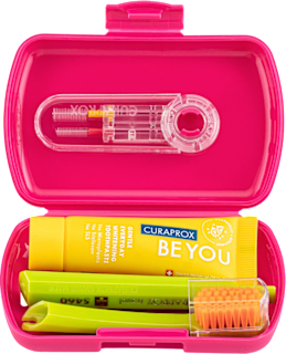 Set de calatorie diferite culori CURAPROX