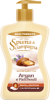 Sapone liquido Argan e Patchouli Spuma di Sciampagna