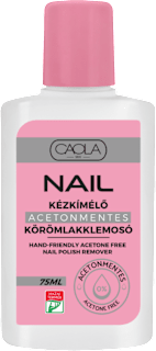 Kézkímélő acetonmentes körömlakklemosó Caola