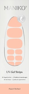 UV Nagelfolien Pediküre Peach Perfect Maniko