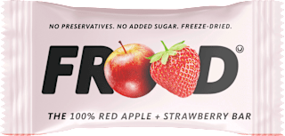 Fruchtriegel Roter Apfel & Erdbeere FROOD
