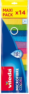 Allzwecktücher Mikrofaser Colors Megapack Vileda
