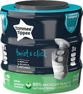 Nachfüllkassetten für Windeleimer Twist & Click und Sangenic Tec  Tommee Tippee