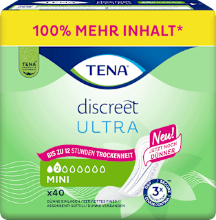 discreet Einlagen Inkontinenz Ultra Mini Duopack TENA