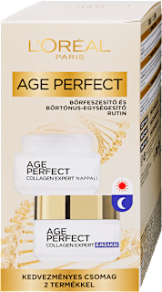 Nappali és éjszakai arckrém duopack Collagen Expert  L'ORÉAL PARiS AGE PERFECT