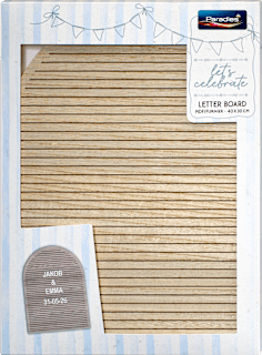 Letterboard Bogenform Paradies