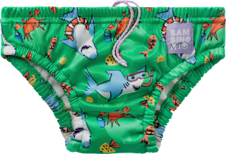 Schwimmwindeln wiederverwendbar grün 2-3 Jahre Bambino Mio