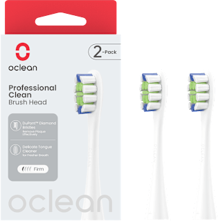 Aufsteckbürsten Professional Clean weiß Oclean