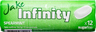 Bomboni Infinity Spearmint, 12 kom. Jake Vitamin Candy