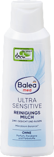 pleťové mléko 2 v 1 Ultra Sensitive Balea med