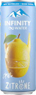 Erfrischungsgetränk Zitrone Infinity Water GASTEINER