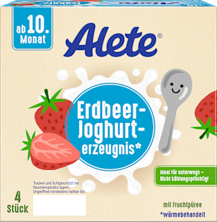 Frucht & Joghurt Erdbeere ab dem 10. Monat Alete