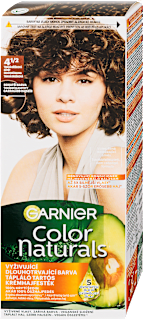 Tartós hajfesték, sötét mogyoróbarna 4 1/2 GARNIER Color naturals