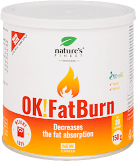 OK! FatBurn italpor citrom ízesítéssel Nature's Finest by Nutrisslim